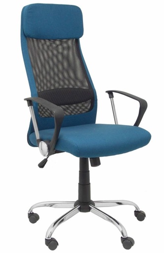 [32DBD225] SILLA ESTERAS TELA TURQUESA
