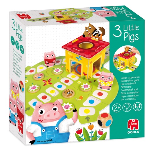 JUEGO COOPERATIVO 3 LITTLE PIGS (JUEGO 3 CERDITOS)
