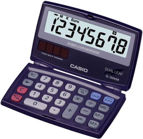 [SL-100VERA] CALCULADORA BASICA SL-100VERA SOLAR/PILAS CASIO