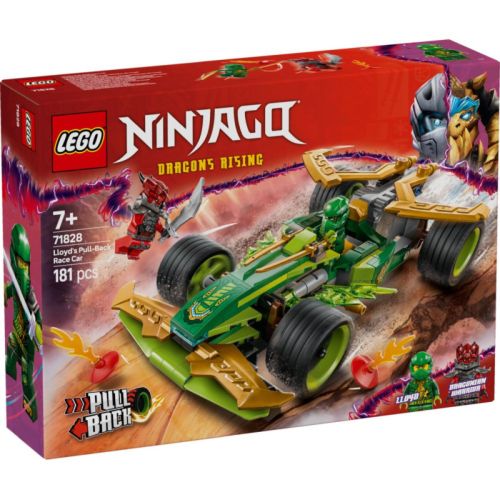 COCHE DE CARRERAS CON MOTOR DE CARGA MANUAL DE LLOYD LEGO