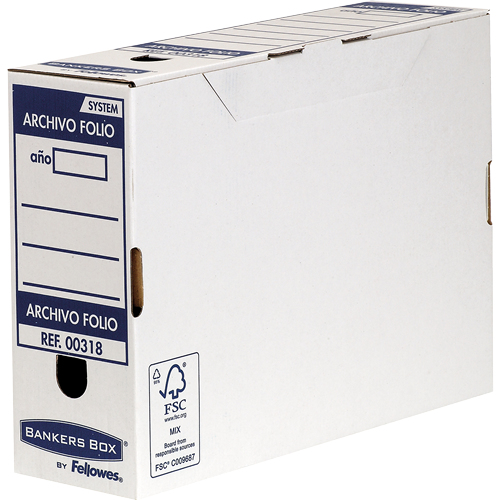 C/10 ARCHIVADOR DEFINITIVO CARTON Fº 360X255X100MM