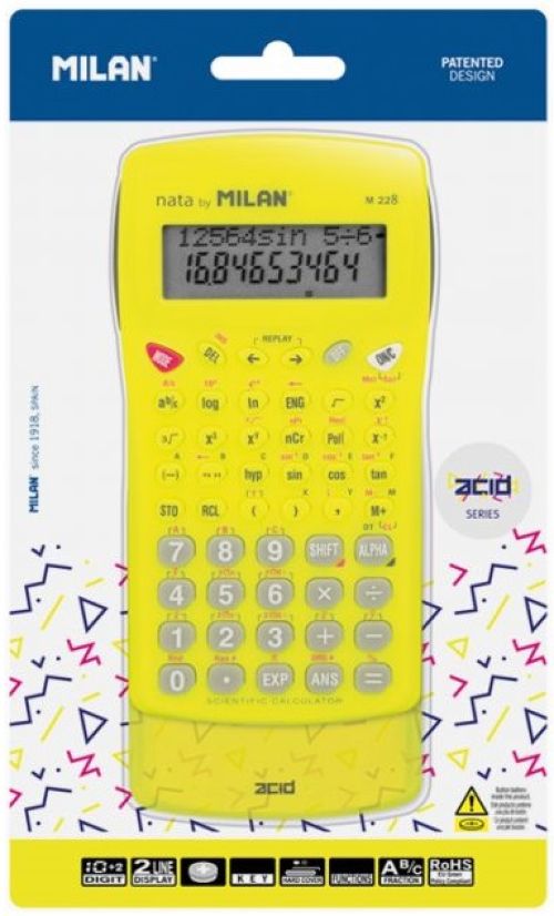 CALCULADORA CTF.CMILAN 10+2 DIG. ACID AM