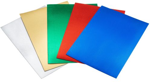 [1663-11] PACK 3 LAMINAS GOMA EVA METALIZADA NARANJA 40X60