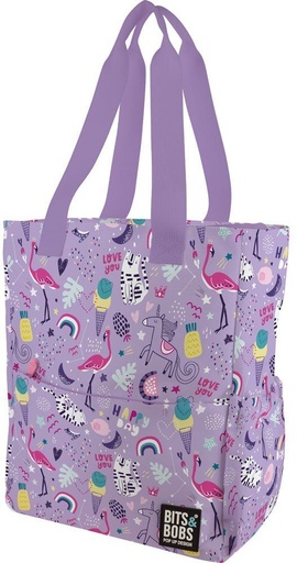 BOLSA TELA B&amp;B HAPPY 31x37,5x14cm