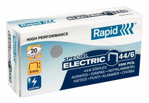 CAJA 5000 GRAPAS ELECTRIC 44/6 5M GALVANIZADAS RAPID