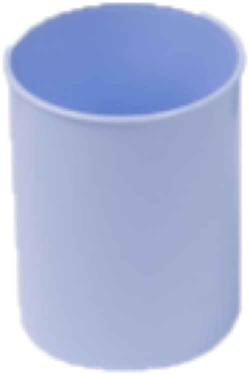 CUBILETE DE PLASTICO OPACO PASTEL AZUL
