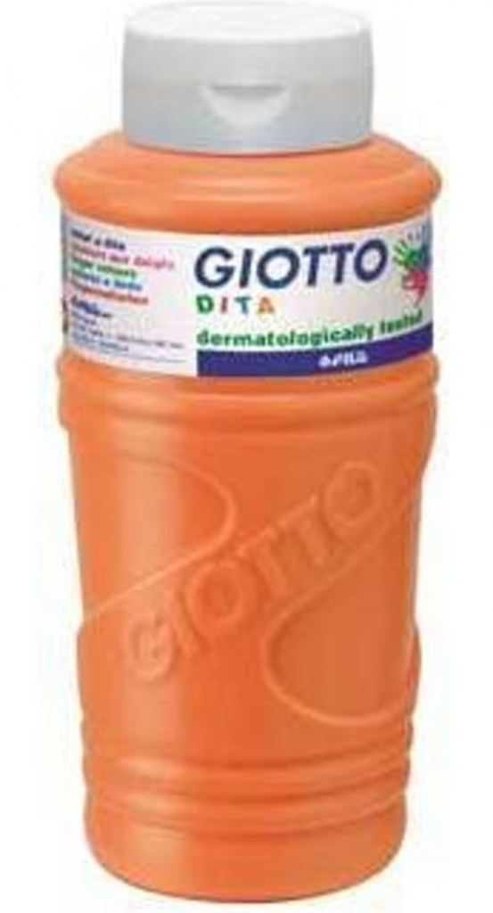 BOTE PINTURA DEDOS GIOTTO 750ML NARANJA