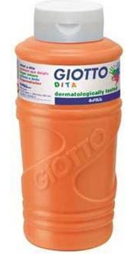 [F472905/F536005] BOTE PINTURA DEDOS GIOTTO 750ML NARANJA