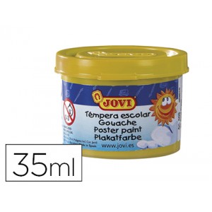 [50338] C/5 BOTES TEMPERA JOVI 35ML ORO