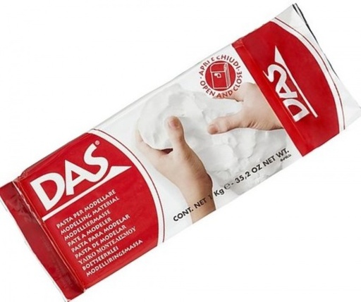 [F387500] PASTA PARA MODELAR DAS BLANCA 1KG
