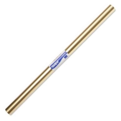 [12707] ROLLO CONTINUO PAPEL METALIZADO ORO 0,5X10M