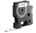 Cinta dymo d1 12mmx7m azul/transparente