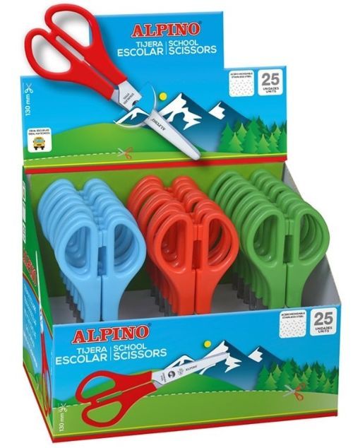 [PT0013] Exp 25 tijera escolar alpino school 130mm