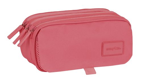 PORTATODO TRIPLE BIG SAFTA BASIC ROSA 21,5x10x8cm