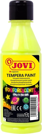 [51902] BOTELLA TEMPERA FOSFORESCENTE AMARILLO 250ML