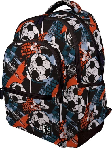 MOCHILA RUBBER B&amp;B WILD FOOTBALL 33x46x22,5cm