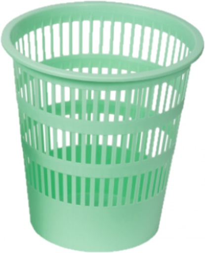 [307-34] PAPELERA VERDE PASTEL