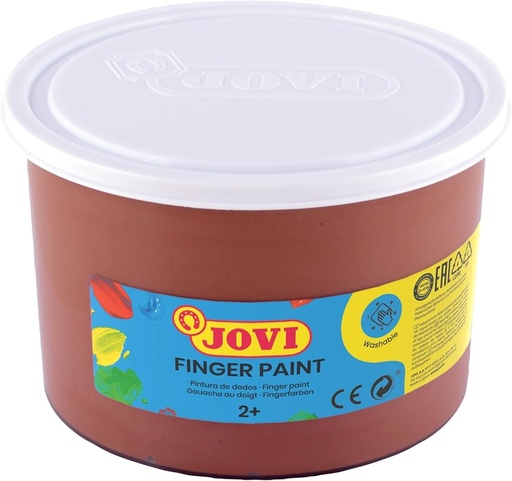 [56112] Bote pintura de dedos 500ml marron