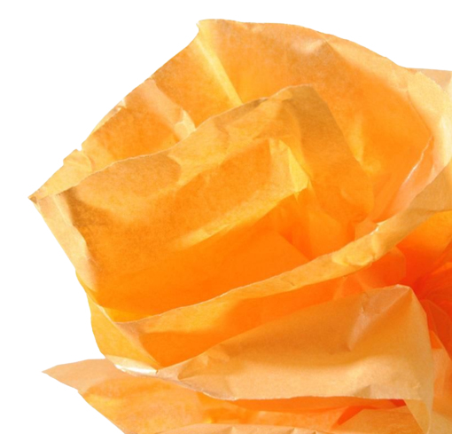 ROLLO PAPEL SEDA 50X500CM 20G NARANJA CANSON