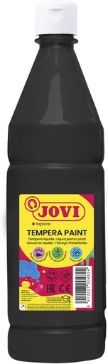 Bote tempera liquida jovi 1000ml negro