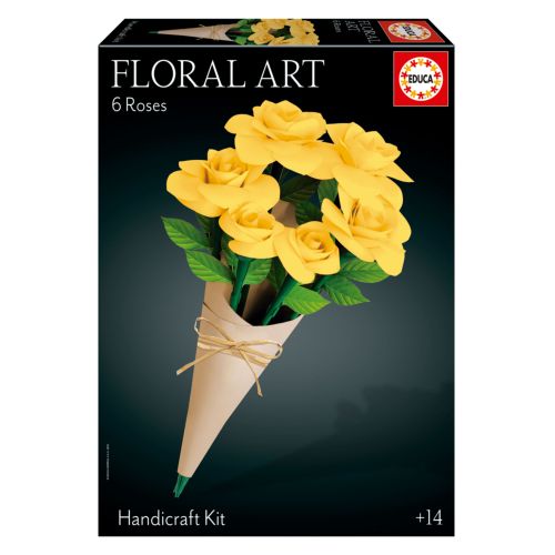 FLORAL ART 5 ROSAS AMARILLAS
