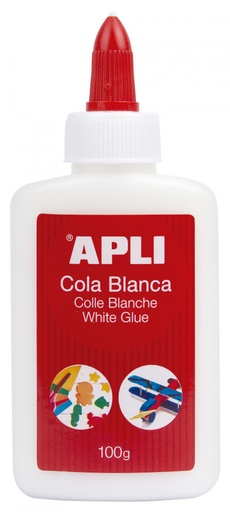 Bote pegamento cola blanca 100g Apli