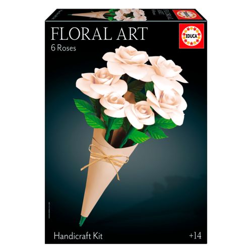 FLORAL ART 6 ROSAS BLANCAS