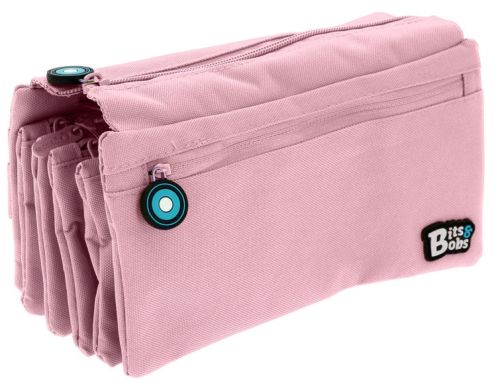 PORTATODO CUADRUPLE PLANO BITS &amp;BOBS ROSA SOFT 23X12 CM