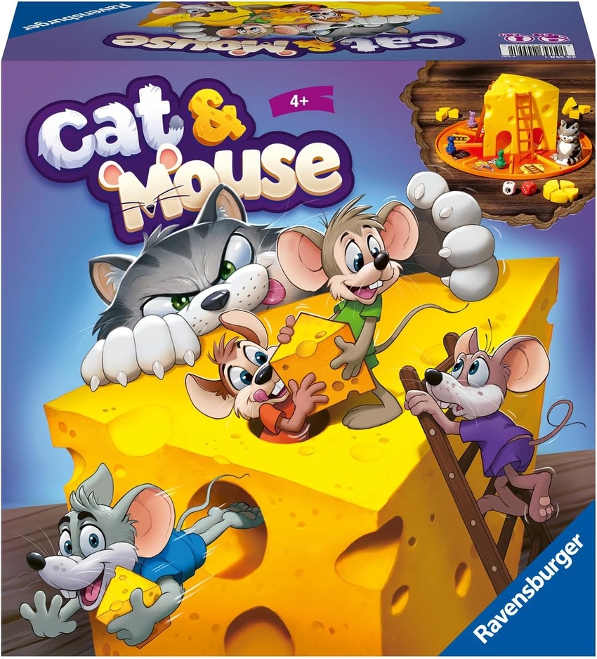 JUEGO DE MESA CAT &amp;MOUSE