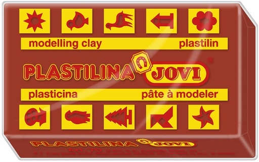 [7009] C/30 TACOS PLASTILINA JOVI 70 PEQUEÑA 50G. MARRON
