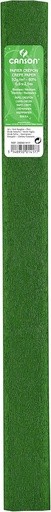 Paq/10 rollo continuo papel crespon 50x250cm verde helecho 32g