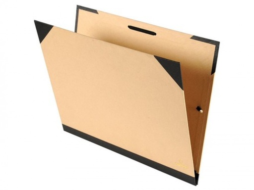 CARPETA DIBUJO TENDENCE KRAFT 52X72CM CIERRE GOMAS CANSON