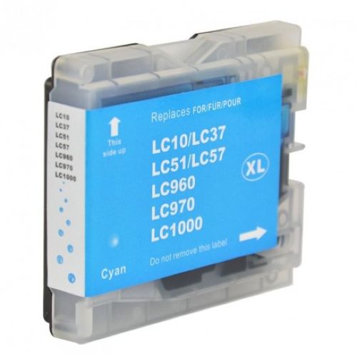 CARTUCHO TINTA COMPATIBLE BROTHER LC970C LC1000XL CIAN
