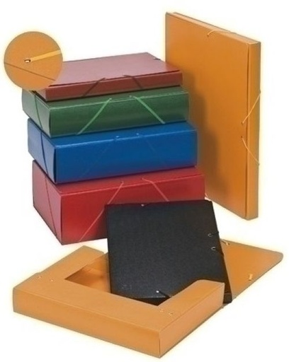 [377BM33] CARPETA PROYECTOS CARTON FORRADO L.7 CM VERDE