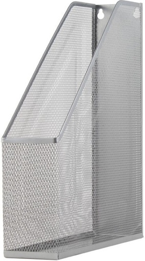 REVISTERO METALICO REJILLA 10X29,5X21,5CM CROMADO