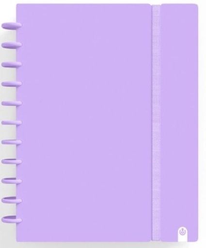 CUADERNO INGENIOX A5 80H HORIZONTAL MALVA PASTEL