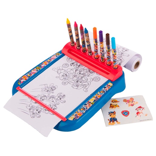 ESTACION PORTATIL DE DIBUJO ROLL &amp;GO PATRULLA CANINA