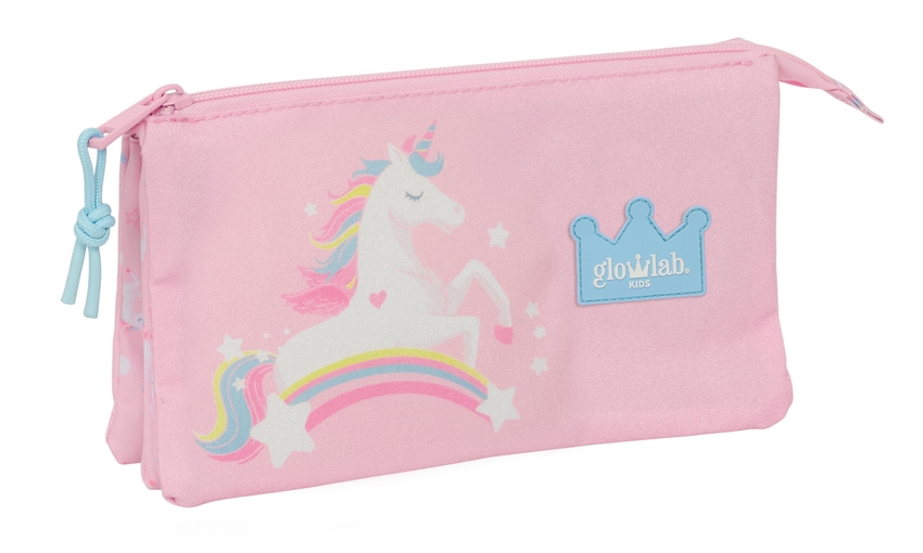 PORTATODO TRIPLE GLOWLAB KIDS 22x12x3cm