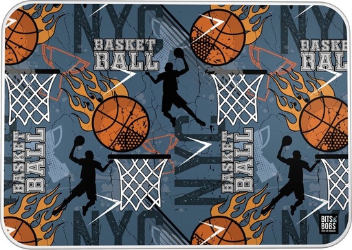 VADE PVC B&amp;B BASKETBALL 33x47x0,5cm