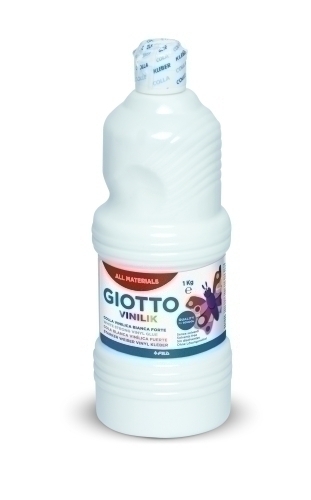 [F542900] BOTELLA PEGAMENTO COLA BLANCA GIOTTO VINILIK 1 KG