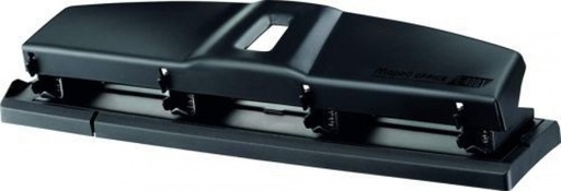 TALADRO 4 PUNZONES ESSENTIALS 10/12 HOJAS NEGRO MAPED