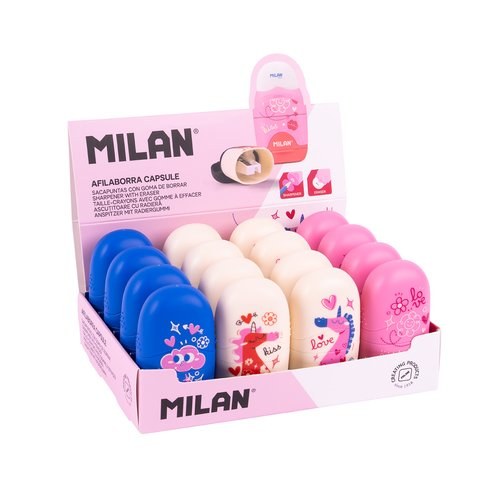 [4701116FLC] MILAN AFILABORRAS CAPSULE SERIE ESPECIAL FLOWICORN COLORES SURTIDOS CAJA EXPOSITORA 16 UD