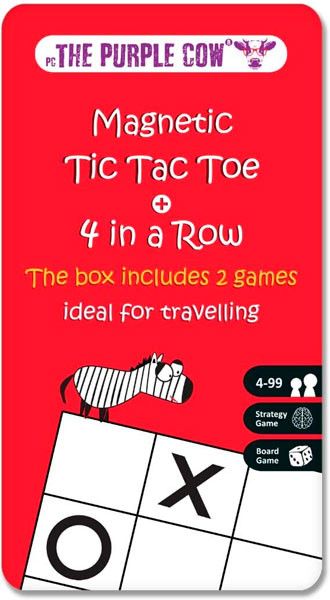 JUEGO MAGNETICO TIC TAC TOE + 4 EN RAYA TO GO