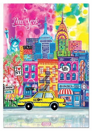 PUZZLE 1000 PIEZAS NEW YORK CAR PINTOS