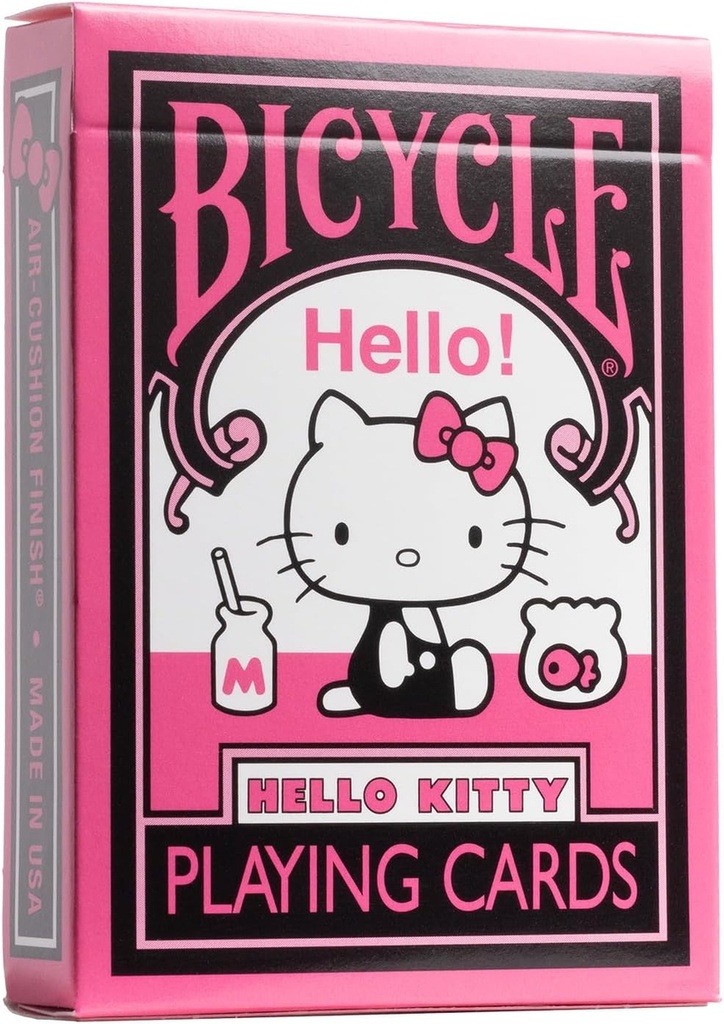 BARAJA TEMATICA HELLO KITTY BLACK &amp;PINK BY BICYCLE