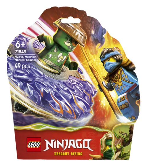 NYA VS SPINNER DEL MONSTRUO MUTANTE LEGO NINJAGO
