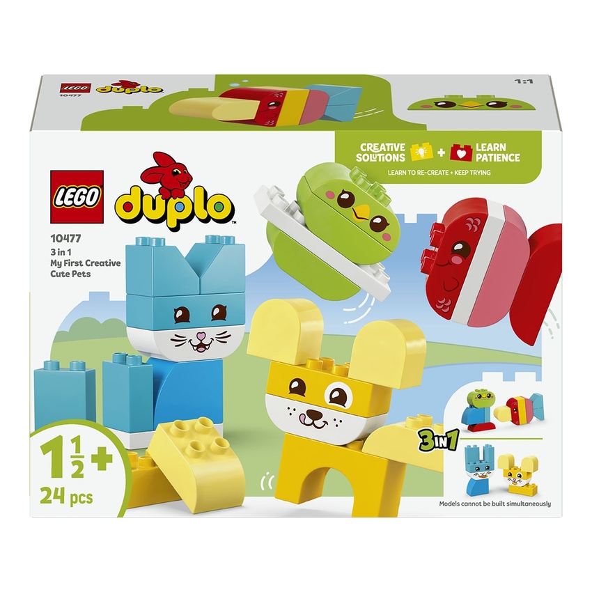 SIMPATICAS MASCOTAS CREATIVAS 3 EN 1 LEGO DUPLO