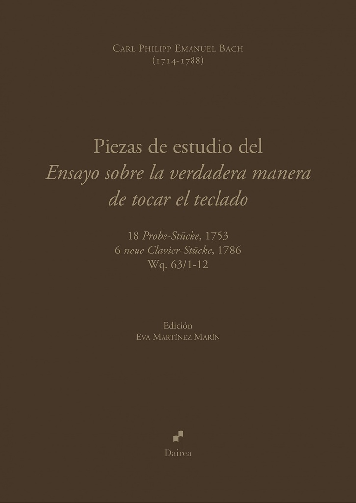 Piezas de estudio del Ensayo sobre la verdadera manera de tocar el teclado