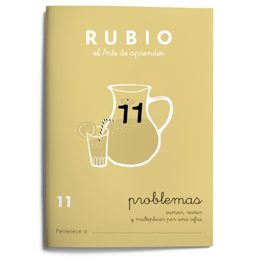 [P11] CUADERNO RUBIO A5 OPERAC.y PROBLEMAS 11 - Pack de 10 unidades