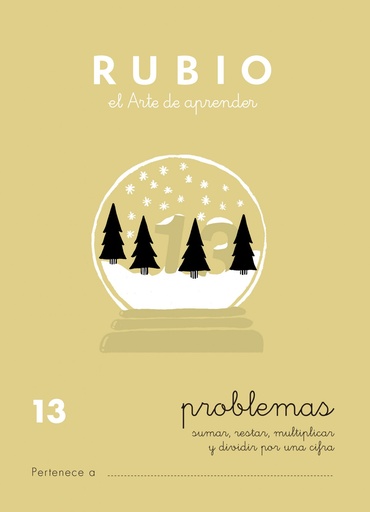 [P13] CUADERNO RUBIO A5 OPERAC.y PROBLEMAS 13 - Pack de 10 unidades